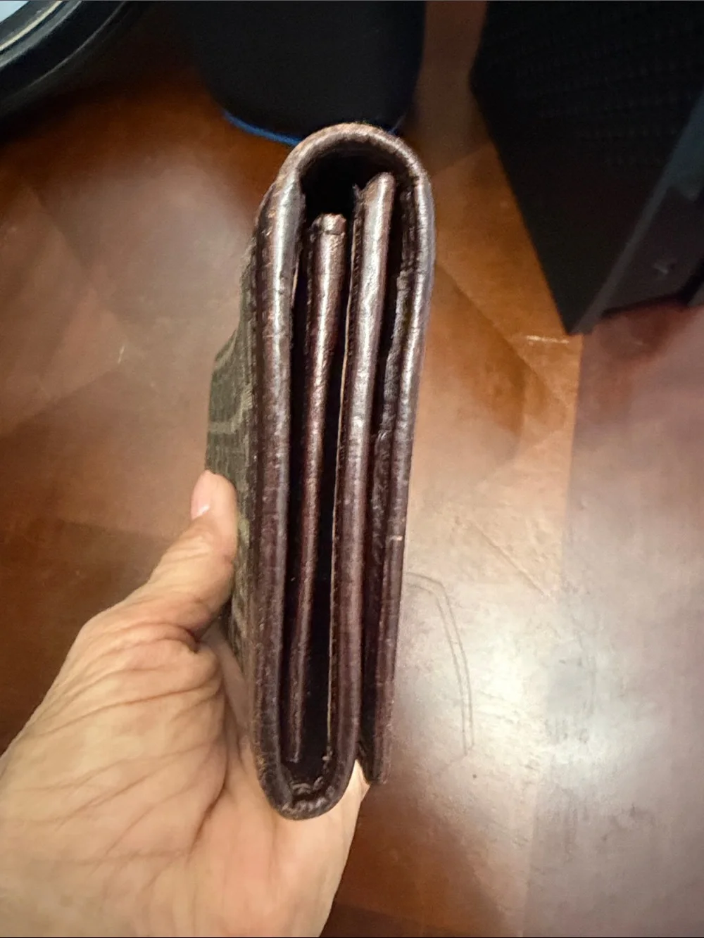 Fendi Brown and Tan Zucca Canvas Long Wallet